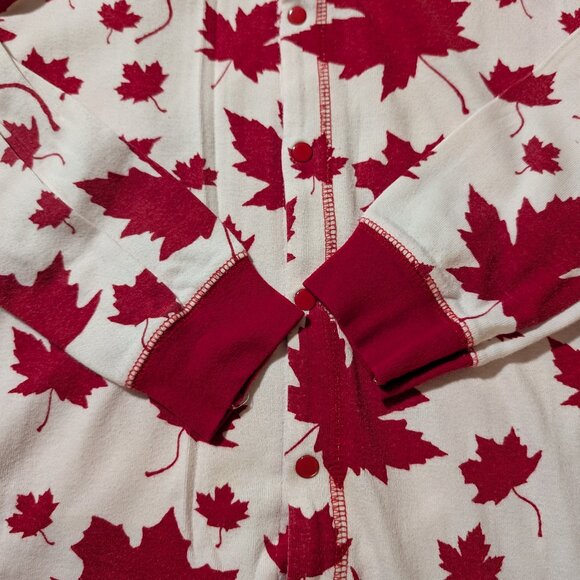 Kids Hatley little Blue House onesie union suit pajamas Canada red size 14 - Picture 7 of 16